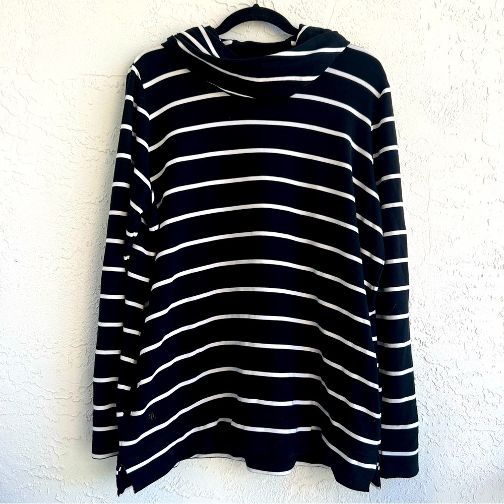 EUC Ralph Lauren Striped Cowl Neck Pullover